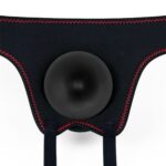 Vibrating easy strapon set 7.5' black - obrazek 10