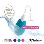 Jajeczko wibrujące FeelzToys Anna – pilot, głęboka zieleń - obrazek 3