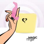 Wibrator na palec FeelzToys Magic Finger – różowy - obrazek 3