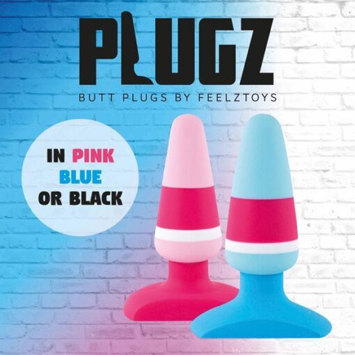 Korek analny FeelzToys Plugz kolorowy – rozmiar 1 - obrazek 5