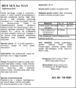Suplement diety – Hot Sex for Man 20 ml – płyn zwiększający libido i energię - obrazek 3