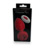 Wibrujący korek analny z różą – USB, 10 funkcji, dwa kolory - obrazek 3