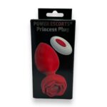 Wibrujący korek analny z różą – USB, 10 funkcji, dwa kolory - obrazek 4