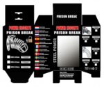 Prison break metal medium 45 mm with lock - obrazek 3