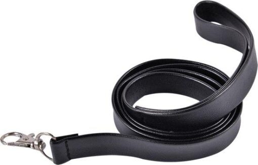 Kinky Collar – czarny kołnierz z regulowaną smyczą - obrazek 2