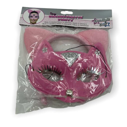 Maska-roleplay kitty set pink - obrazek 2