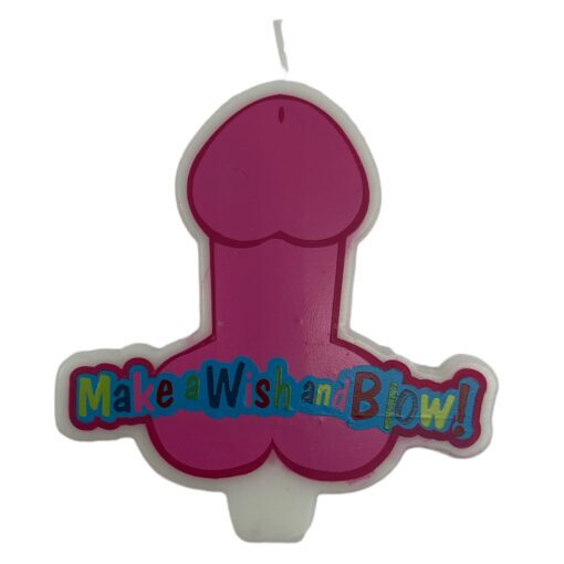 Świeca imprezowa – Penis Candle XL – różowa - obrazek 2
