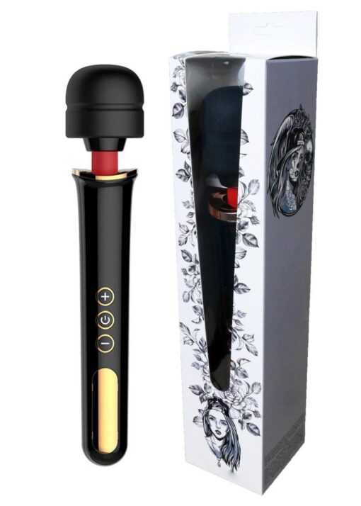 Stymulator – masażer o super mocy, USB, czarny, 10 funkcji - obrazek 8