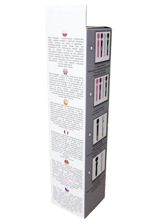Stymulator – masażer o super mocy, USB, czarny, 10 funkcji - obrazek 10
