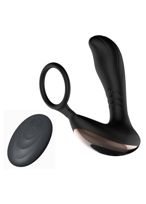 Stymulator-prostate massager with ring usb 10 function / remote control, masażer prostaty - obrazek 2