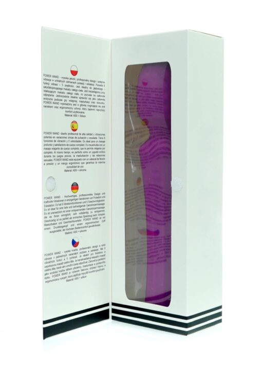 Stymulator – ładowany masażer Power Wand – fioletowy - obrazek 7