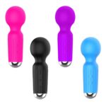 Stymulator – Rechargeable Mini Massager USB 20 Functions – Blue – mini masażer zasilany USB, 20 trybów - obrazek 6
