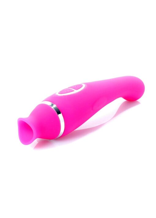 Vibrator – Helen Pink – 12 vibration functions / 8 stimulation functions USB – wibrator z funkcją masażu i USB - obrazek 4