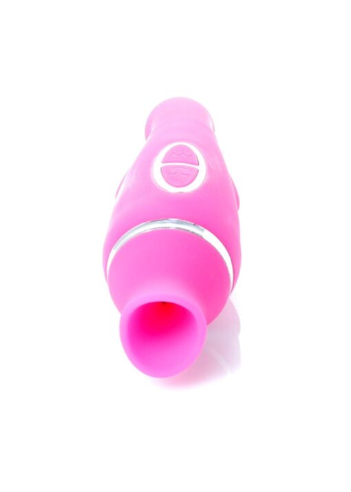 Vibrator – Helen Pink – 12 vibration functions / 8 stimulation functions USB – wibrator z funkcją masażu i USB - obrazek 6