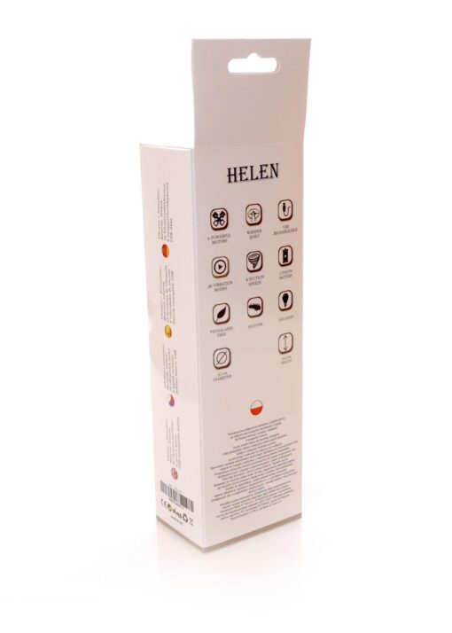 Vibrator – Helen Pink – 12 vibration functions / 8 stimulation functions USB – wibrator z funkcją masażu i USB - obrazek 7