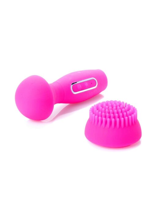 Jenny – różowy wibrator, masażer z 36 trybami wibracji i 8 funkcjami rotacji, USB - obrazek 3