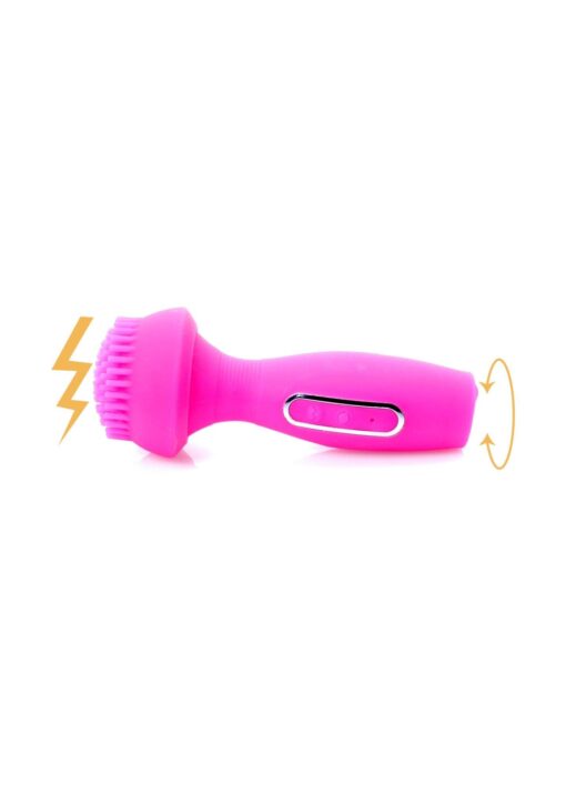 Jenny – różowy wibrator, masażer z 36 trybami wibracji i 8 funkcjami rotacji, USB - obrazek 6
