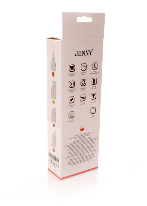 Jenny – różowy wibrator, masażer z 36 trybami wibracji i 8 funkcjami rotacji, USB - obrazek 7
