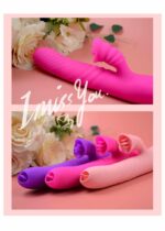 Wibrator – Angelia USB – 3 functions of thrusting / 20 vibrations – pink – wibrator z funkcją posuwistą (3 tryby) i 20 trybami wibracji, kolor różowy - obrazek 3