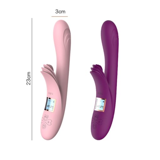 Wibrator Lilo USB – fioletowy, wielofunkcyjny masażer łechtaczkowy - obrazek 2