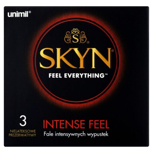 Unimil Skyn 3 Intense Feel – prezerwatywy z wypustkami - obrazek 2