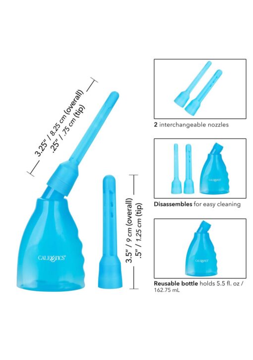 Gruszka do higieny intymnej Ultimate Douche – niebieska - obrazek 6
