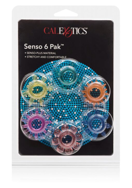 Senso – zestaw 6 pierścieni erekcyjnych – multikolor - obrazek 2