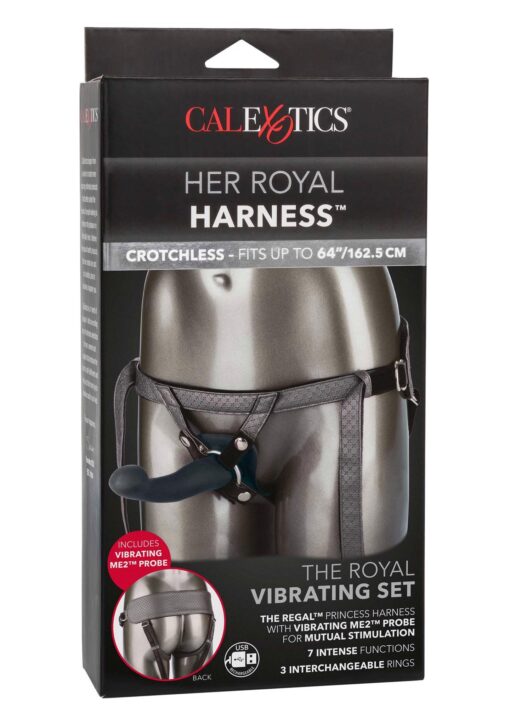 The royal vibrating set grey - obrazek 2