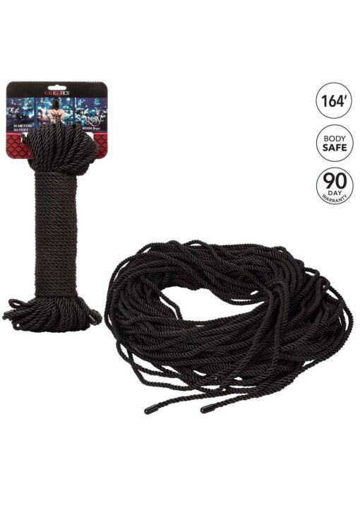 Scandal bdsm rope 50m black - obrazek 4
