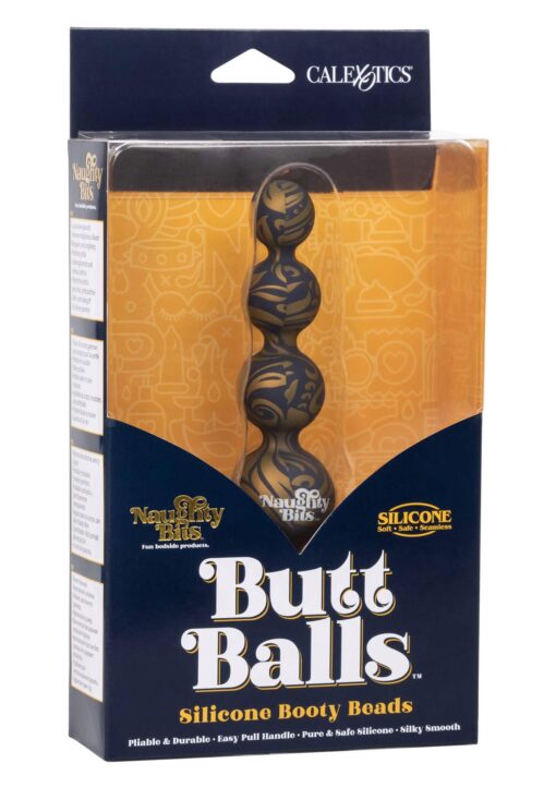 Kulki analne Butt Balls Booty Beads – fioletowe - obrazek 2