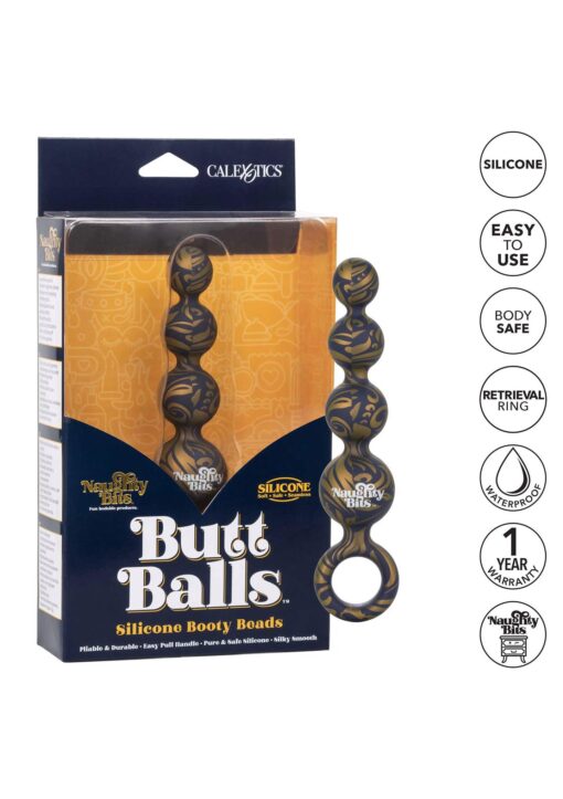 Kulki analne Butt Balls Booty Beads – fioletowe - obrazek 8