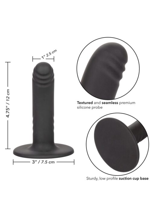 Wibrator Boundless – 4,75”/12 cm, czarny, prążkowany - obrazek 5