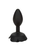Large rose anal plug black - obrazek 4