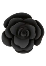 Large rose anal plug black - obrazek 6