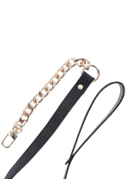 Statement collar and leash rose gold - obrazek 11
