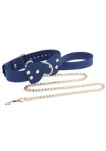 Silicone collar and leash blue - obrazek 5