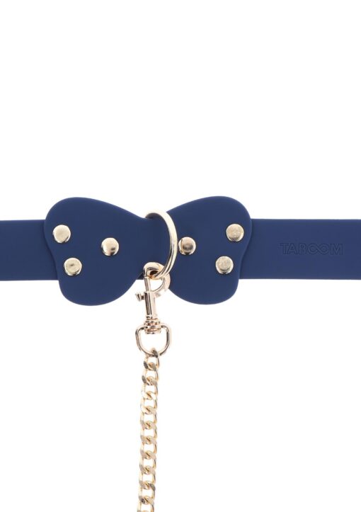 Silicone collar and leash blue - obrazek 6