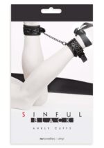 Ankle cuffs black - obrazek 2