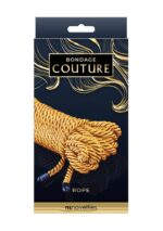 Bondage couture rope 7.5 meter gold - obrazek 2