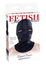 Zipper face hood black - obrazek 2