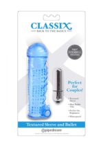 Textured sleeve & bullet blue - obrazek 2