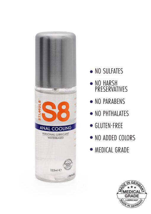 S8 wb cooling anal lube 125ml cooling - obrazek 2