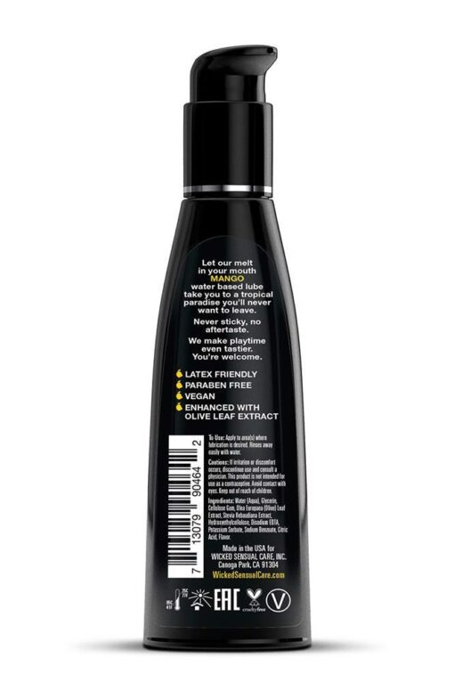 Wicked aqua mango lube 120ml - obrazek 2