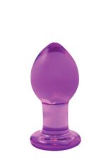 Crystal – korek analny średni – fioletowy - obrazek 2