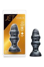 Jet Stealth – dildo – czarny metaliczny - obrazek 5