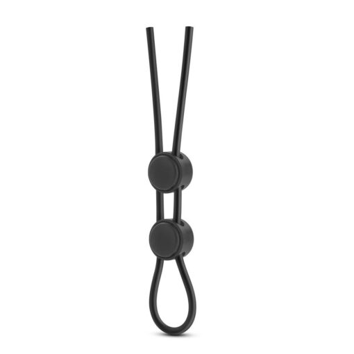 Podwójny pierścień Stay Hard Double Loop – czarny - obrazek 3