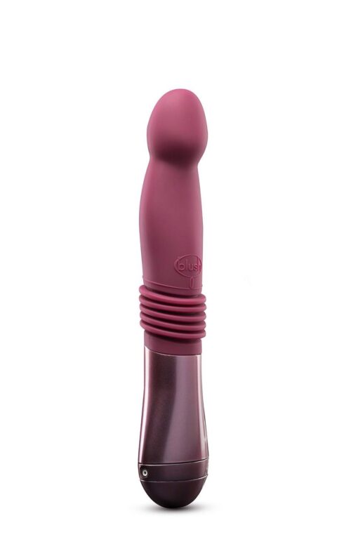 Wibrator – Temptasia Trixie Thrusting Dildo – kolor wine - obrazek 4