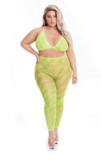 All about leaf bra set grn, plus size - obrazek 4