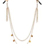 Zaciski łańcuszkowe na sutki Sportsheets Amber