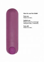 Mini wibrator – Bullet, 10 trybów – fioletowy - obrazek 9